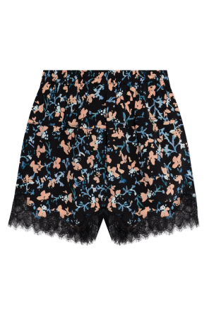 *Ulla Johnson* フローラルシルクショートパンツ Hellebore Mirelle Top | Ulla Johnson